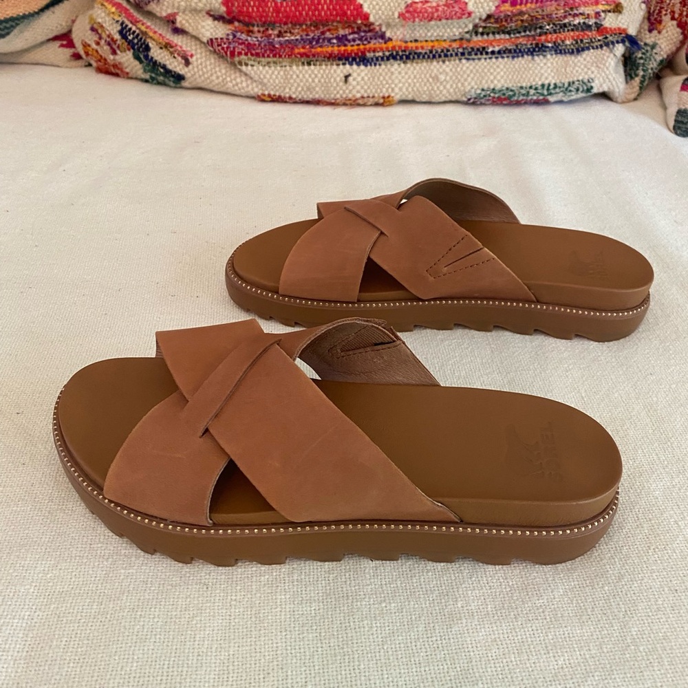 Sorel slide sandals